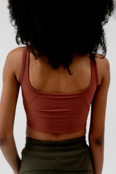 Crop Top | Brown