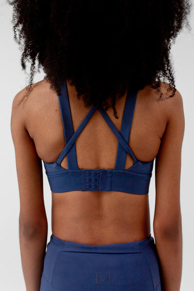 Quad Cross Top | Blue
