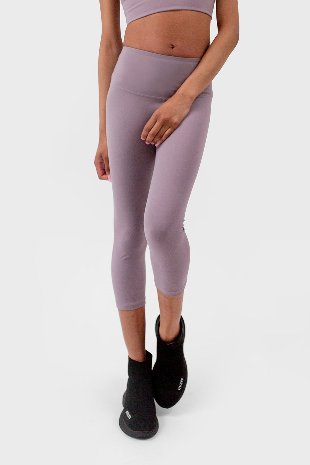 Capri Leggings | Purple