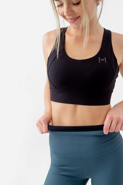 Quad Cross Top | Black