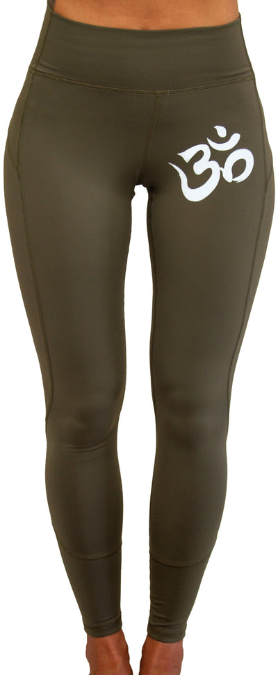 Om Leggings- Green